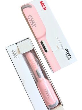 TYMO ROVY Compact Wave Curling Iron 1" – Pink (Model HC507PM) – OPEN BOX